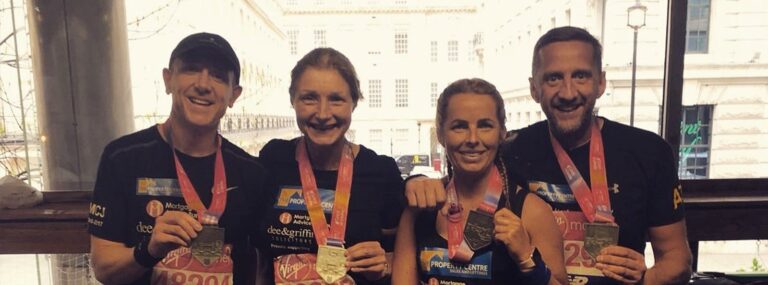 Four Runners at The Property Centre Complete the London Marathon